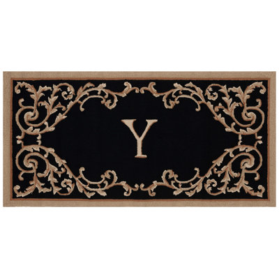 Amoya Personalizable Trellis Outdoor Doormat
