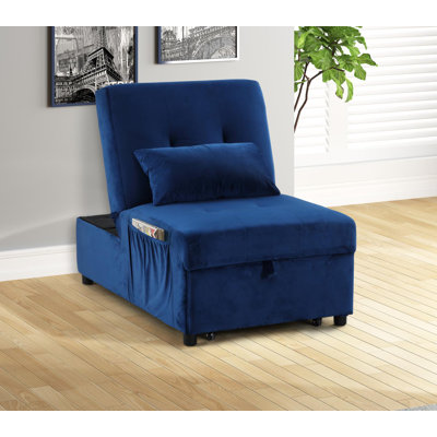 Chaise longue convertible sans accoudoir avec dossier réglable Anwari 