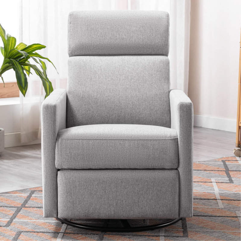 Swivel Recliner Chair - Gray