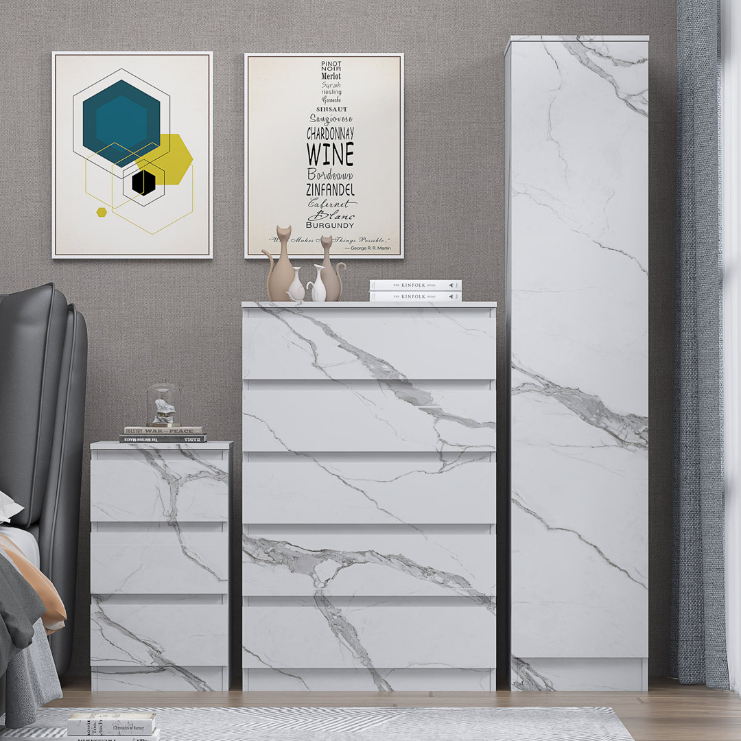 Deraz 3 Piece Bedroom Set