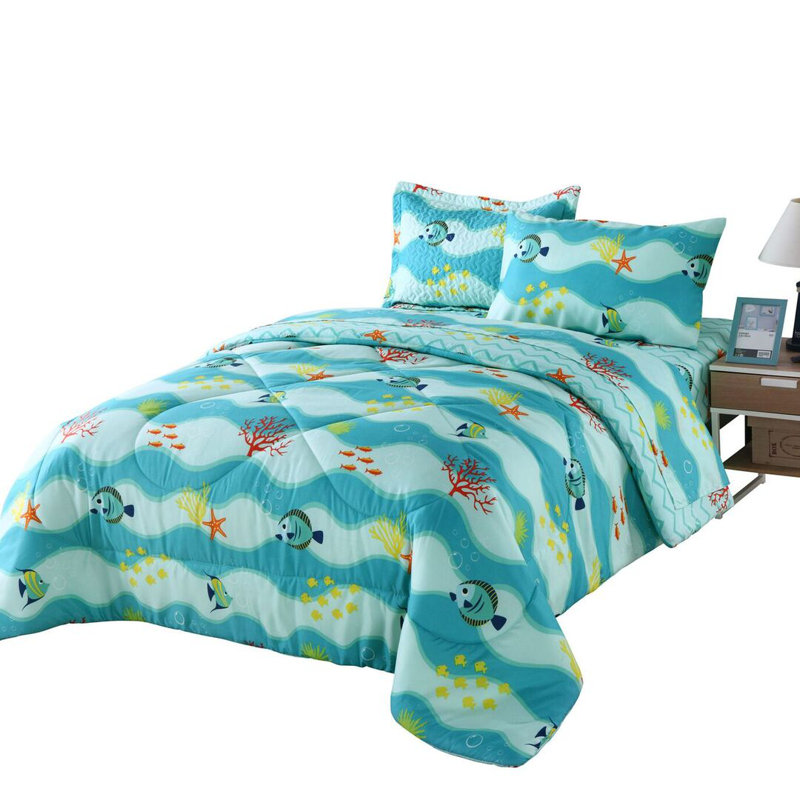  Comforter Set, Twin Comforter + 4 Additional Pieces