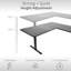 Bureau en coin VIVO Electric 77 po x 71 po, série 3E7B-93885695