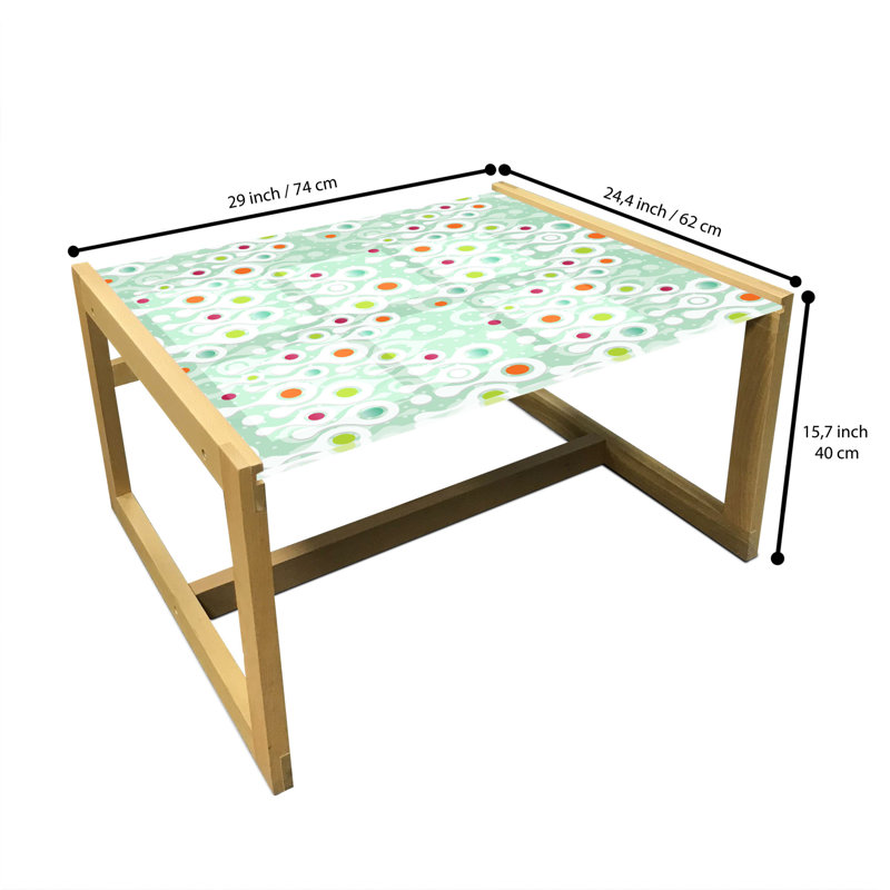 Jake-Tyler Sled Coffee Table, 62cm H x 74cm W x 40cm D