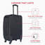 (20 + 24) Ensemble de valise deux pièces Valise à roulettes sans verrou universel
