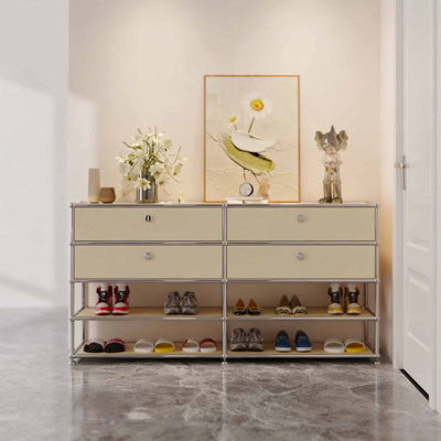 American style light luxury shoe cabinet