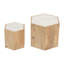 Ace Marble Top Living Room Table Set