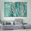 «Blue Birch I» sur toile, ensemble de 3 pièces-1991396830