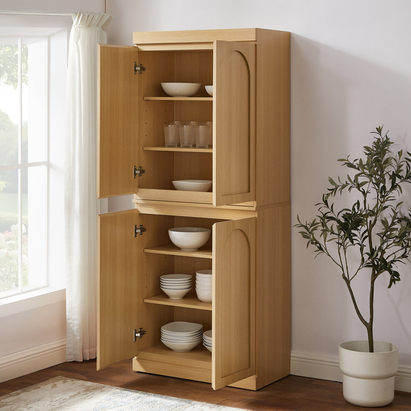 Gourdine Kitchen Pantry Storage Cabinet
