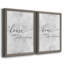 Une maison - ensemble de 2 reproductions d'art textuel-1092425810-1092425811-1092425812