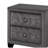 Sophia Modern Style Crystal Tufted 2-Drawer Nightstand Upholstered With Velvet Fabric Made With Wood(CA Inventory)-713891382