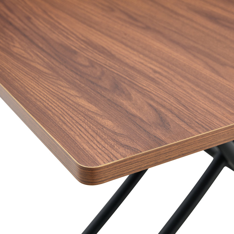 Table en MDF à hauteur réglable de style moderne polyvalente pour le bureau, la salle à manger et plus encore