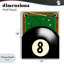 Plaque de table de billard et boules, design par Jennifer Stith