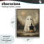 Ghost with Black Kitten Floating Frame, design by Arlington Prints-1759401989-1759401994
