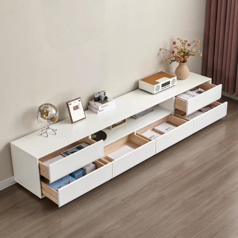 Meuble télé minimaliste blanc