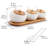 Porcelain Condiment Jar Spice Container With Lids - Bamboo Cap Holder Spot, Ceramic Serving Spoon, Wooden Tray Best Pottery Cruet Pot For Your Home, Kitchen, Counter. White,170 ML   Set Of 3