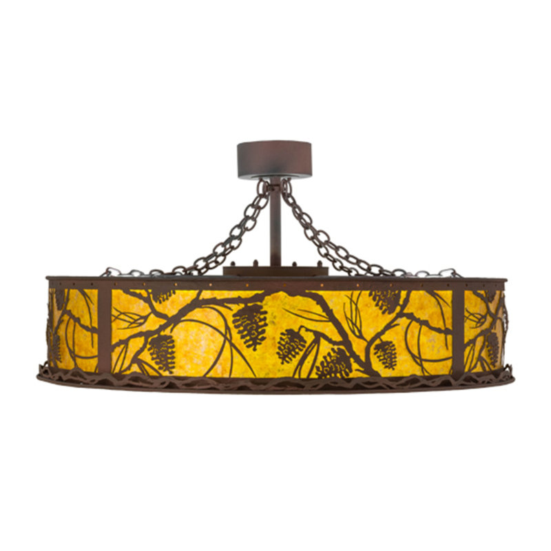 Whispering Pines LED Downrod Ceiling Fan