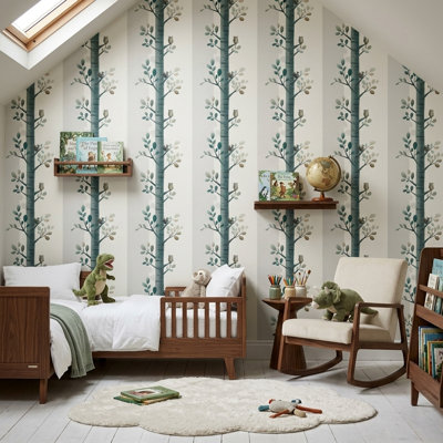 Rouleau double mural Woodland