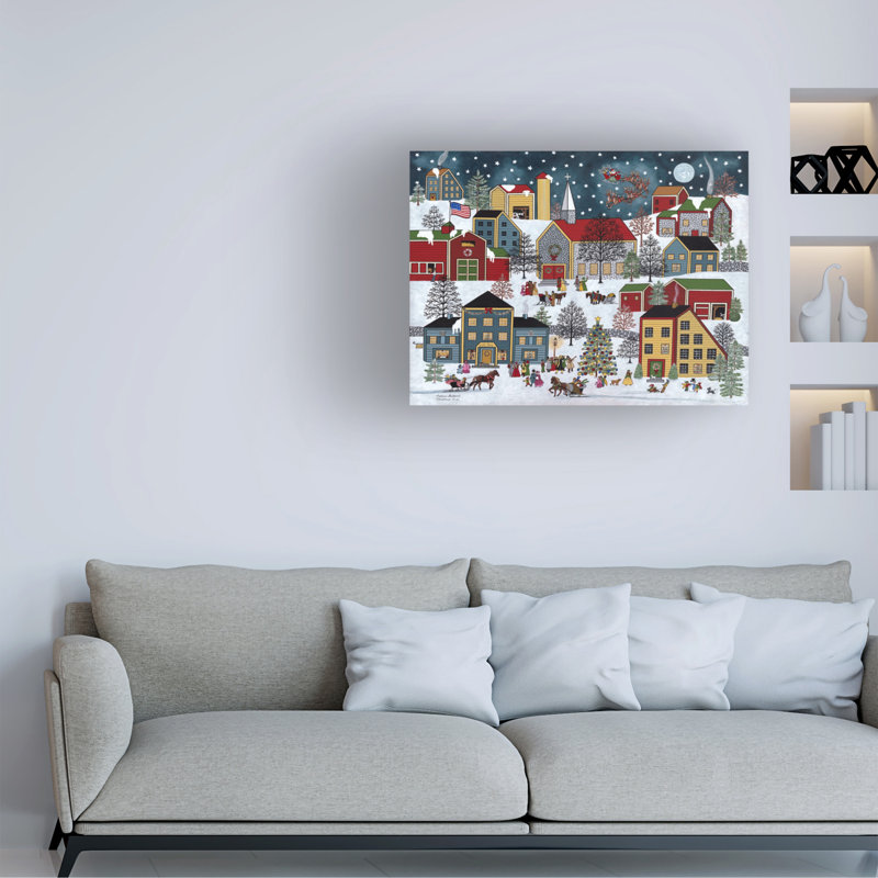 Art sur toile Medana Gabbard «A Winter Night», H 14 po x l 19 po