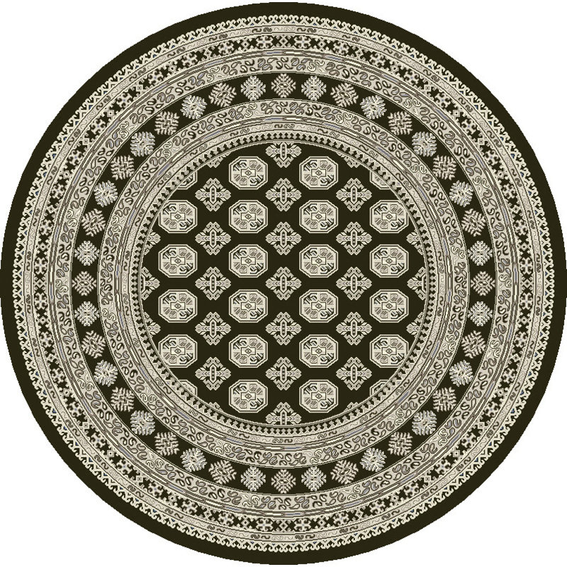 Attell Oriental Indoor Rug, Round 7'10"