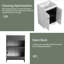 Meuble-lavabo autoportant 24 po avec lavabo en résine blanche et 2 portes d'armoire à fermeture en douceur-1776340468-1776340469