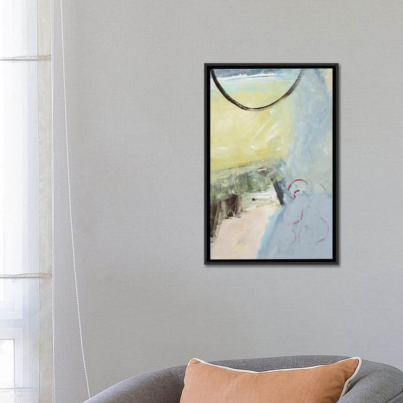 « spindrift », reproduction sur toile, Toile avec cadre noir, H 8 po x l 26 po x P 18 po, Pas de tapis