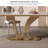 Simple Rectangle Sintered Stone Dining Table