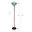 Lampe torchère sur pied 65 po Tiffany