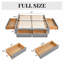 Lit plateforme avec rangement 4 tiroirs-236984341-236984342
