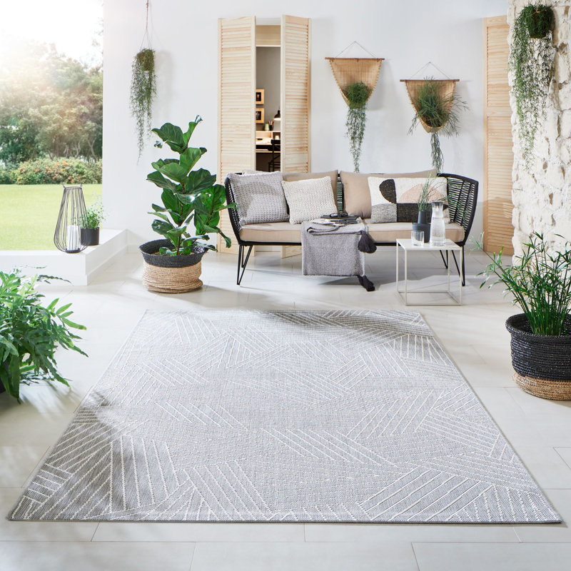 Brisco Abstract Indoor / Outdoor Area Rug, Rectangle 240 x 330cm
