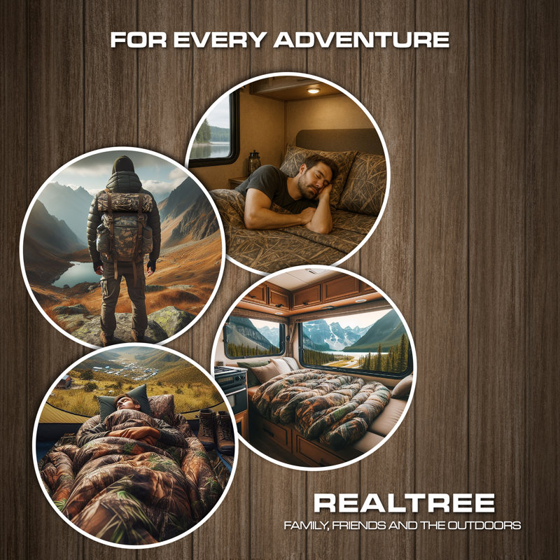 Realtree Max-5 Camouflage Bed Sheets - Camo Bedding - Premium Microfiber Super Soft Hunting Sheet Set - Machine Washable Outdoor Bedding Set