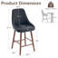 Tabouret de bar rembourré Verano Stoke-1195408886