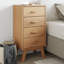 Lachish 17.7'' W Solid Wood Nightstand
