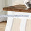Table d'appoint 70,9 pouces avec deux tablettes