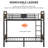 Adejinmi Bunk Bed Twin Over Twin,Twin Bunk Beds,Industrial Bunkbeds, Into 2 Individual Bed(Vinatage)-613192663