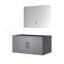 Meuble-lavabo de salle de bain 36 po X P 22 po D et 36 po Miroir à DEL-518873034