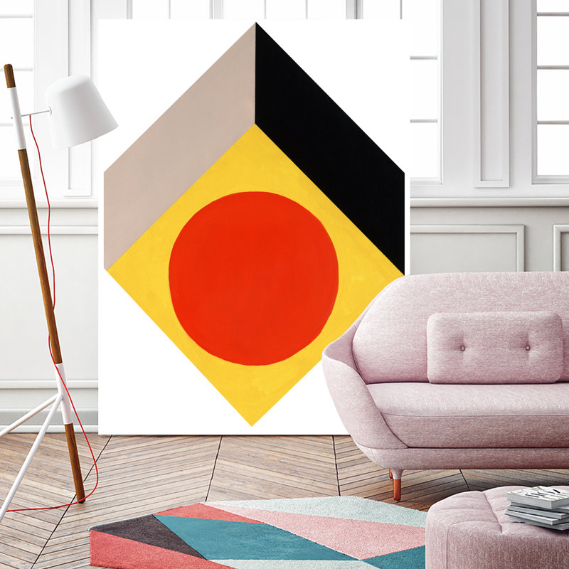 Divisé par le temps X sur toile