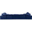 Canapé modulaire réversible en velours de 200 po de large Ivanne-87141527