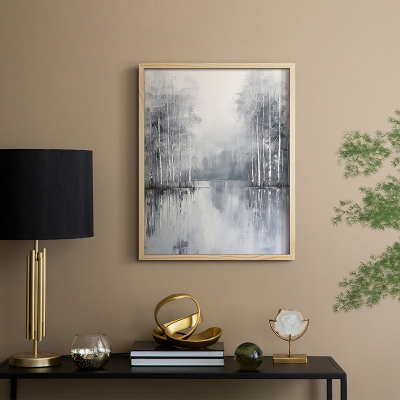 «LANDSCAPES Series Lxxxiv», reproduction encadrée - bois massif, H 30 po x l 24 po