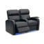 Causeuse de cinéma inclinable électrique en cuir véritable de 28 po de large avec porte-gobelet Komi-125516576-29303216