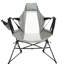 Chaise de camping, chaise berçante pliante portative avec porte-gobelet, pratique pour l'extérieur, sac de transport 2 pièces gris, camping,-1213865827