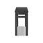 Console Therman - Noir rustique