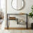 Caigan 43'' Glass Top Console Table-2044059256