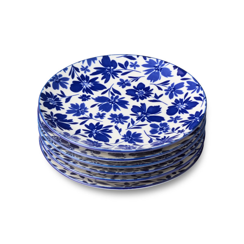 Madison Set of 6 Canape Plate, 6" 6 asst