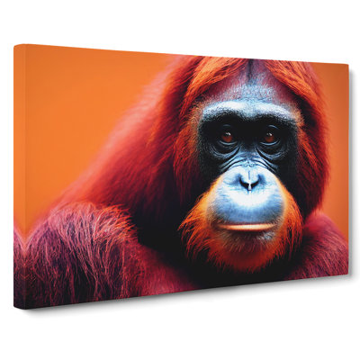 Magnetic Orangutan - Wrapped Canvas