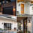 11.73" Led Outdoor Wall Light With Dusk To Dawn Sensor
