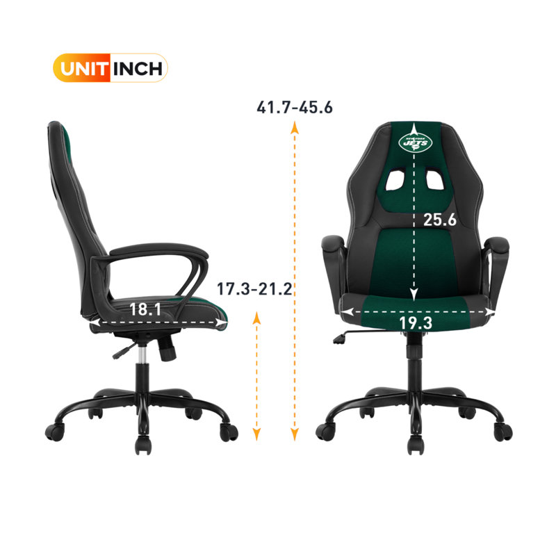 Fauteuil de jeu PC et de course, Jets de New York