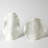Kelp Vase-Matte White-Low