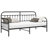 vidaXL Daybed Frame Black 39.37 x 78.74 in Powder-Coated Steel-1493354644-1493354647