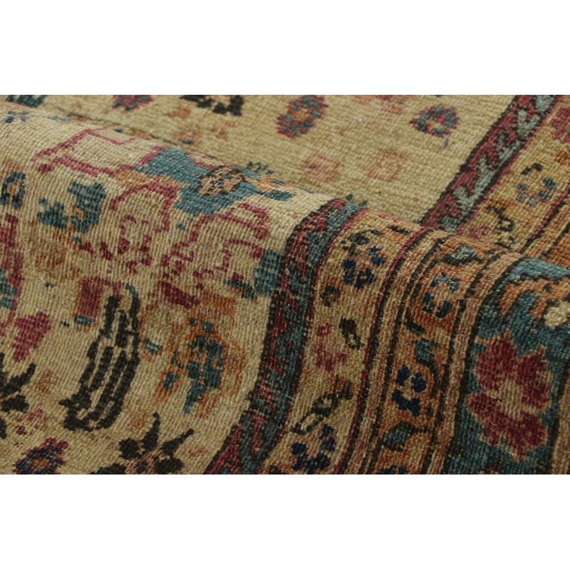 Antique One-of-a-Kind 5'0X12'0 Hand Knotted Area Rug