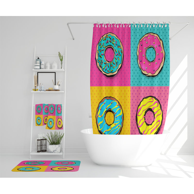 Nemo Polyester Shower Curtain Set